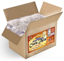 Rani Citric Acid Powder,Food Grade (Limbu Ka Ful) 400oz (25lbs) 11.36kg Bulk Box