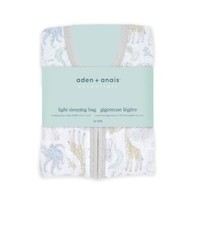 New, Aden Anais Essentials 100 Cotton Muslin Sleeping Bag, Large, 12-18M