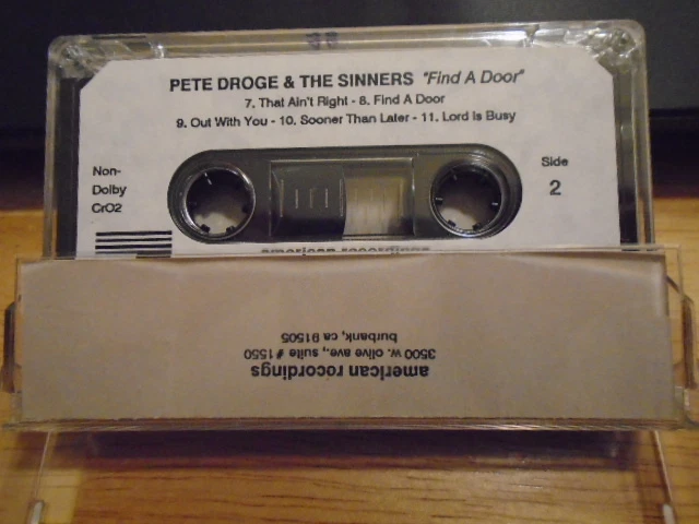 RARE PROMO Pete Droge & The Sinners CASSETTE TAPE rock Find A Door THORNS Grays - Image 2 of 2