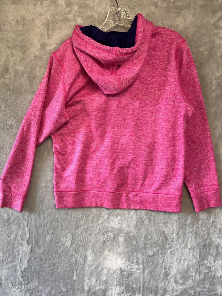 Sudadera con capucha Under Armour Storm grande para mujer talla pequeña rosa polar con cordón Foto 4 de 4