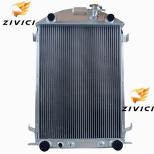 For 1930 1931 Ford Model A Flathead Conversion 3 Row Full Aluminum Radiator