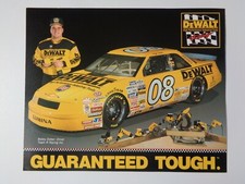 Bobby Dotter fan club promotional postcard 1994 8x10 #08 Dewalt NASCAR