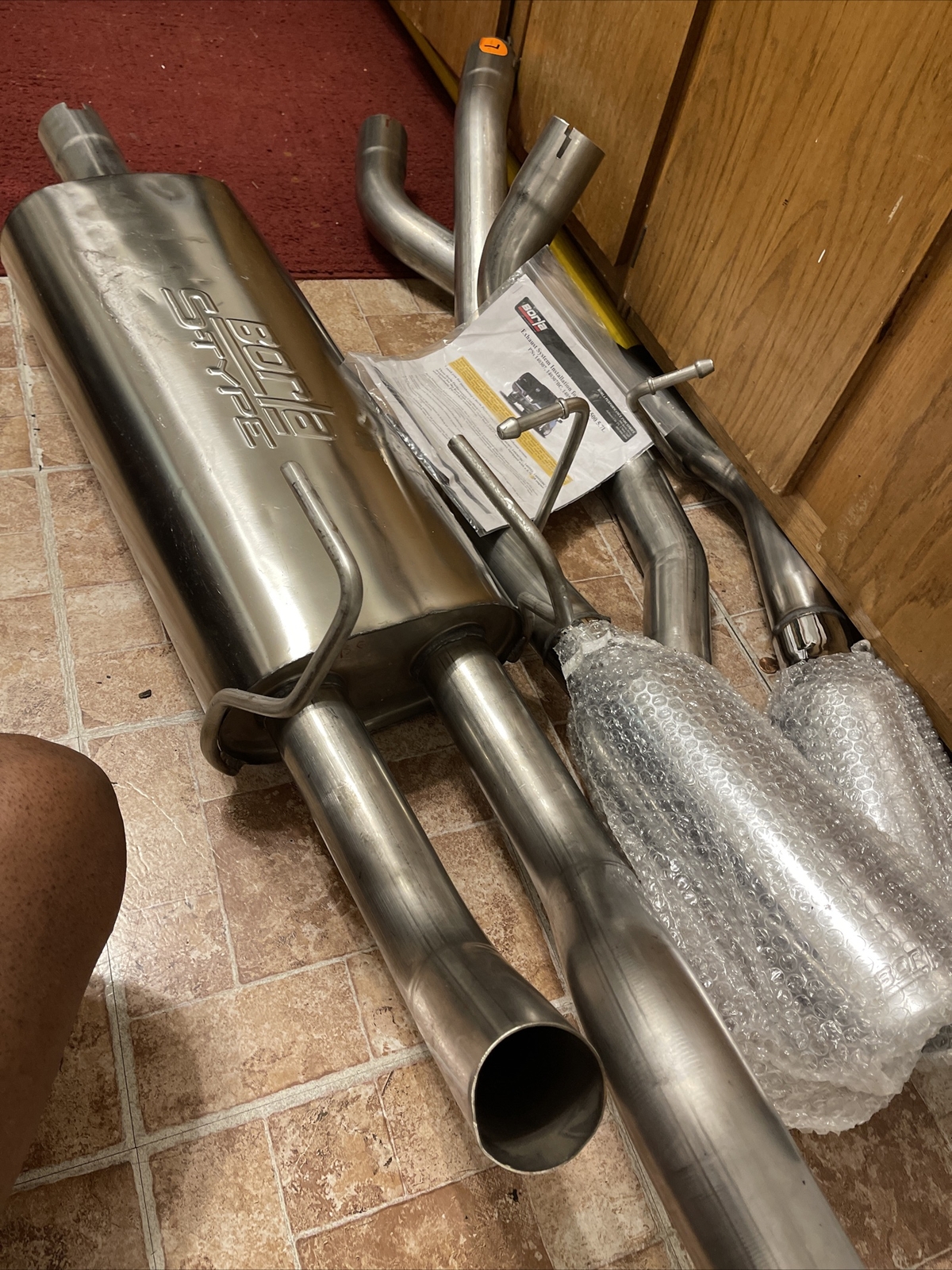 3" Cat Back Exhaust System Borla for Ram 1500 Performance SS Tip SType