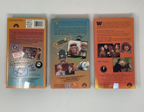 Monty Python Flying Circus Lot-9 VHS Good Preowned Comedy Vintage 1969-70’s Gift - Picture 5 of 8