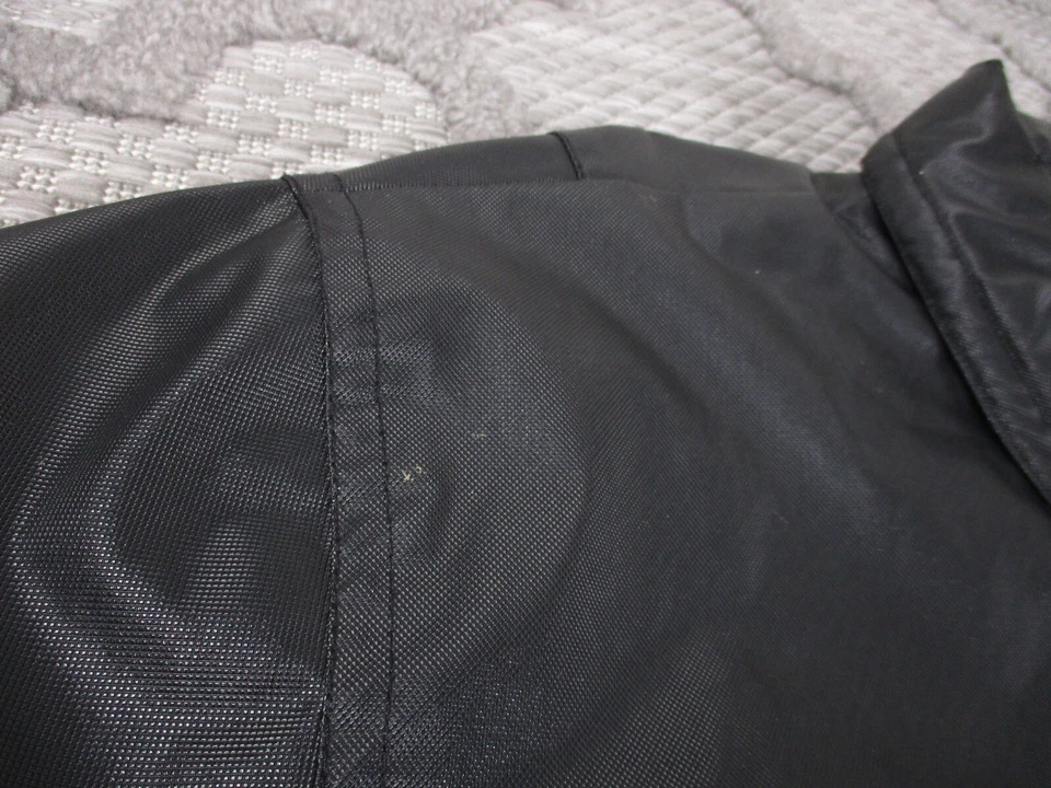 Vintage Calvin Klein Jacket Mens Large Black Quilted Lined Full Zip - Image 3 of 4