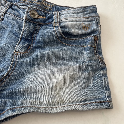 Justice Girls Premium Jeans Size 10R Light Destress Denim Shorts - Picture 2 of 14