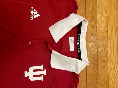 ADIDAS Men's ClimaLite Indiana University Hoosiers Golf Polo Shirt Sz XXL - Picture 4 of 4