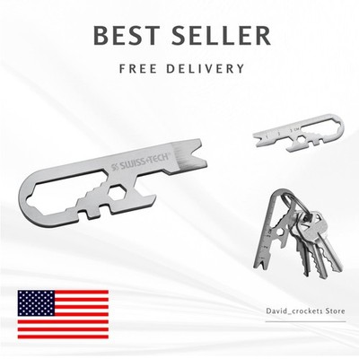 Portable 14-in-1 Multi-Tool with Wrench Sizes & Nail Puller - Ultimate Utility