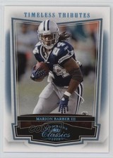 2008 Donruss Classics Timeless Tributes Platinum 15/25 Marion Barber III 1t7j