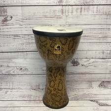 Toca Percussion Drums Snake Skin Pattern 16"x9.5" Djembe Drum