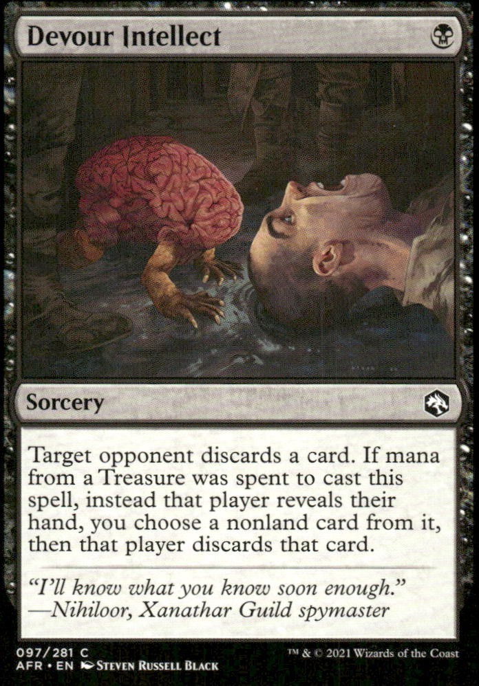 Devour Intellect 097/281 AFR MTG Magic the Gathering card