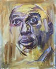 Original Contemporary Oil On Canvas Painting, Political Art, Cory Booker