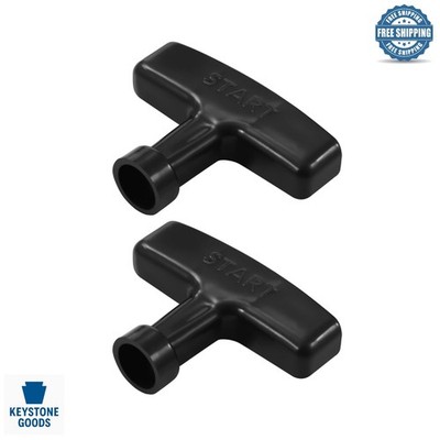 2 Pack Lawn Mower & Power Equipment Pull Cord Handles - Durable Replacement Grip