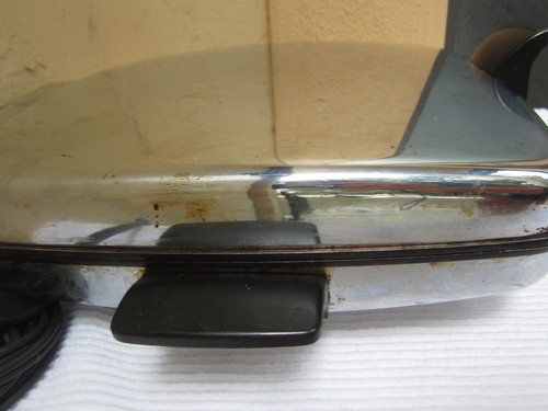 Vintage Sunbeam Model CG-1 Chrome Waffle Maker MCM Tested WORKING Silver - Picture 16 of 24