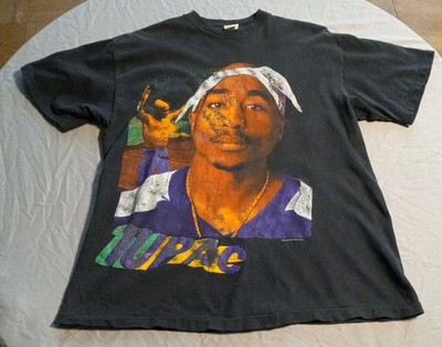 RARE VINTAGE 90s 2PAC SO MANY TEARS TUPAC SHAKUR GRAPHIC T SHIRT