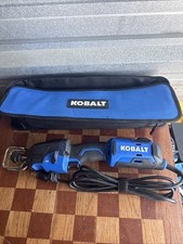 Kobalt K6RS-06A 6 Amp Corded Reciprocating Saw 120V with Case Blue Black Used