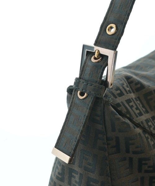 FENDI Zucchini Pattern Handbag 8BR004 Brown Black Women From Japan thumbnail 17