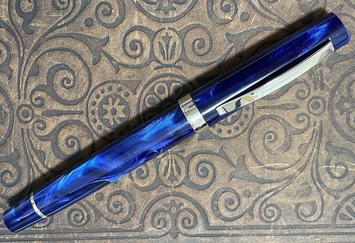 OMAS Fountain Pen Blue Nib 14K old