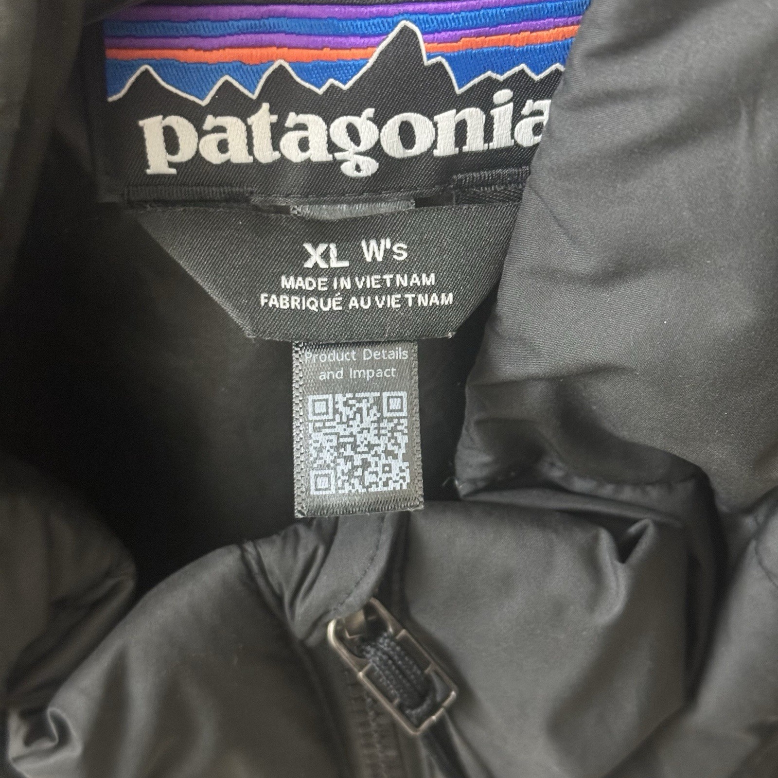 Patagonia Women's Light Gust Jacket US Size XL Black Full Zip