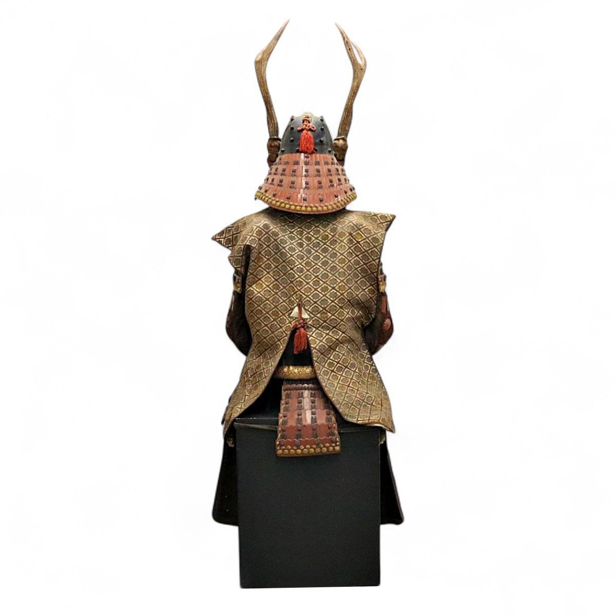 Antique Samurai Armor 182cm Yoroi Kabuto Menpo Full Gusoku w