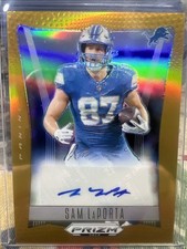 2024 Panini Prizm DECA Sam LaPorta  Gold Auto No. S-SLA  6/10 Detroit Lions