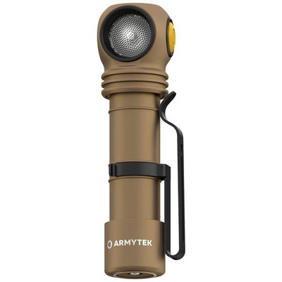 ArmyTek Wizard C2 Pro Sand White LED Taschenlampe mit Gürtelclip akkubetrieben