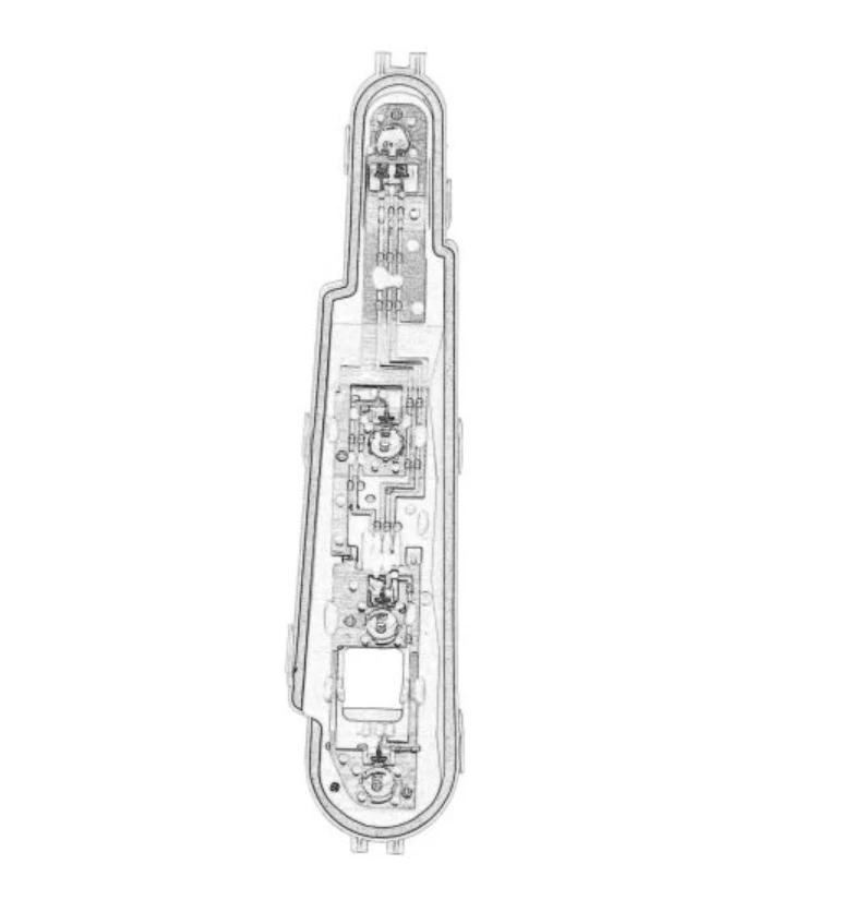 1582578 ORIGINAL SUPPORT LAMPE FEU ARRIERE DROITE POUR FORD FUSION 02-12 - Photo 2/3