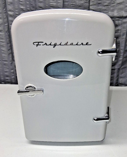 Frigidaire Retro Mini Portable Fridge 6 Can 4L Cooler White EFMIS129 Tested