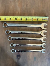 GEARWRENCH Combination Wrench Polished Chrome Open End & 12pt Box End- SAE Sizes