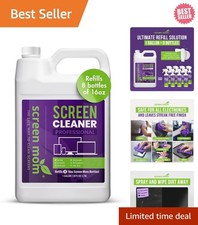 1-Gallon Electronic Screen Cleaner with Streak-Free Formula for Pristine Clarity