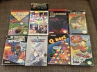 Nintendo NES Games CIB/In Box Lot Of 8 Games- Q*Bert Top Gun, Simpson TESTED