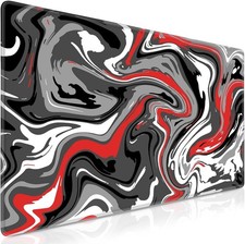 Gaming Mouse Pad, Fluid Pattern Mouse Pad 31.5X11.8Inch Large Extended Computer