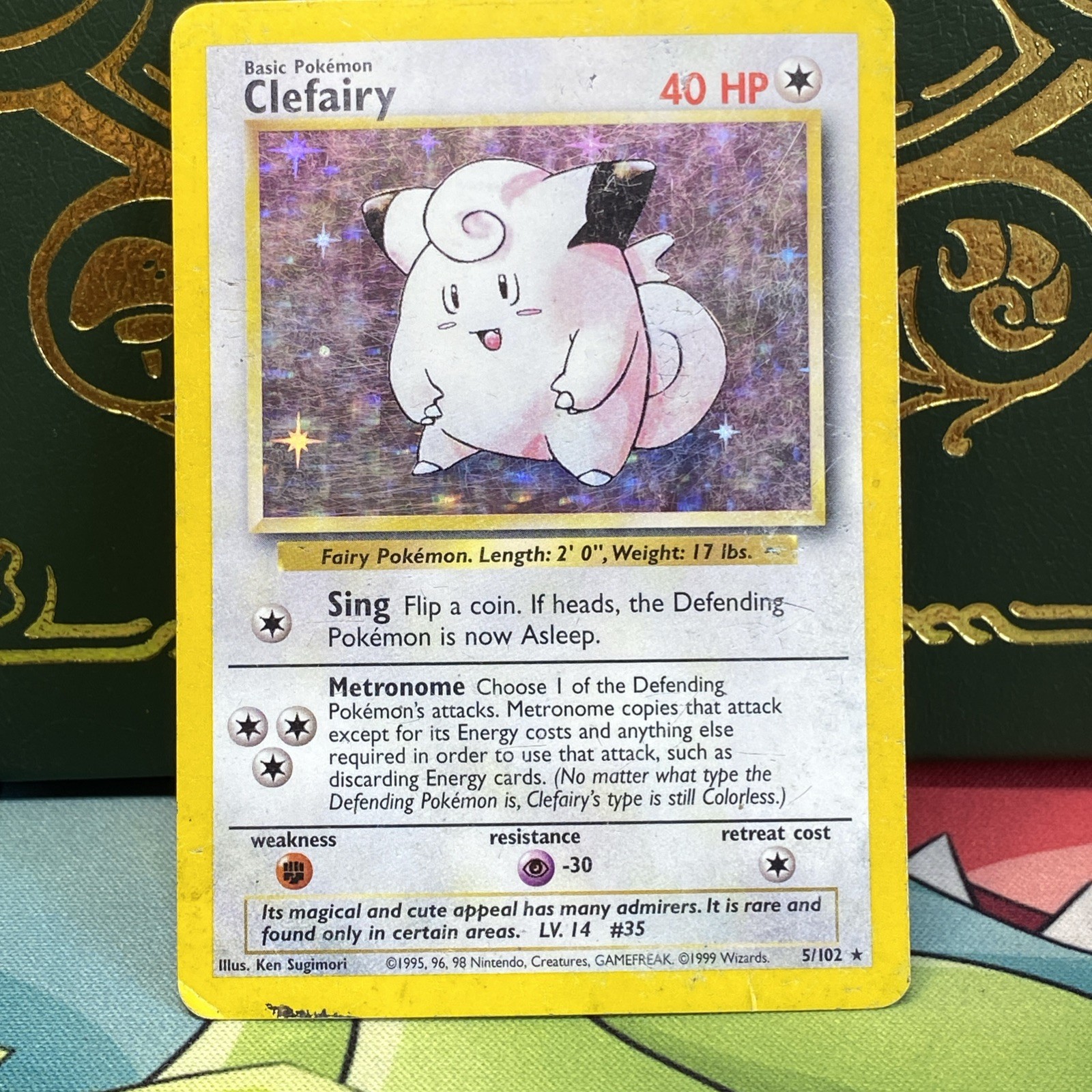 Clefairy 5/102 Unlimited Base Set Pokemon TCG Holo HP