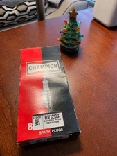 Vintage NOS Champion Spark Plugs Box of 8 RV12C6 Made In the USA