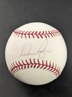 Nolan Ryan HOF Texas Rangers Signed OML Baseball AUTO Ryan Hologram