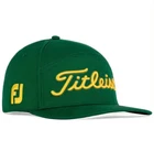 TITLEIST TOUR SPLIT PANEL GOLF FASHION CAP HUNTER GOLD / GREEN HAT