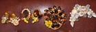 Vintage Juliana Jewelry Set Costume Jewelry Lot 6 Brooches Earrings Jewelry READ