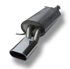 FOX Endschalldämpfer 1x135x80 Absorber VW Passat 3B 3BG ab 96 Skoda Superb 3U