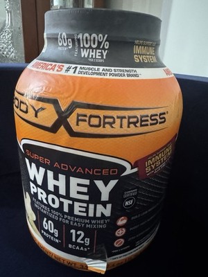 Body Fortress Super Advanced Whey Protein, Vanilla, 3.9 lb (1,769 g)
