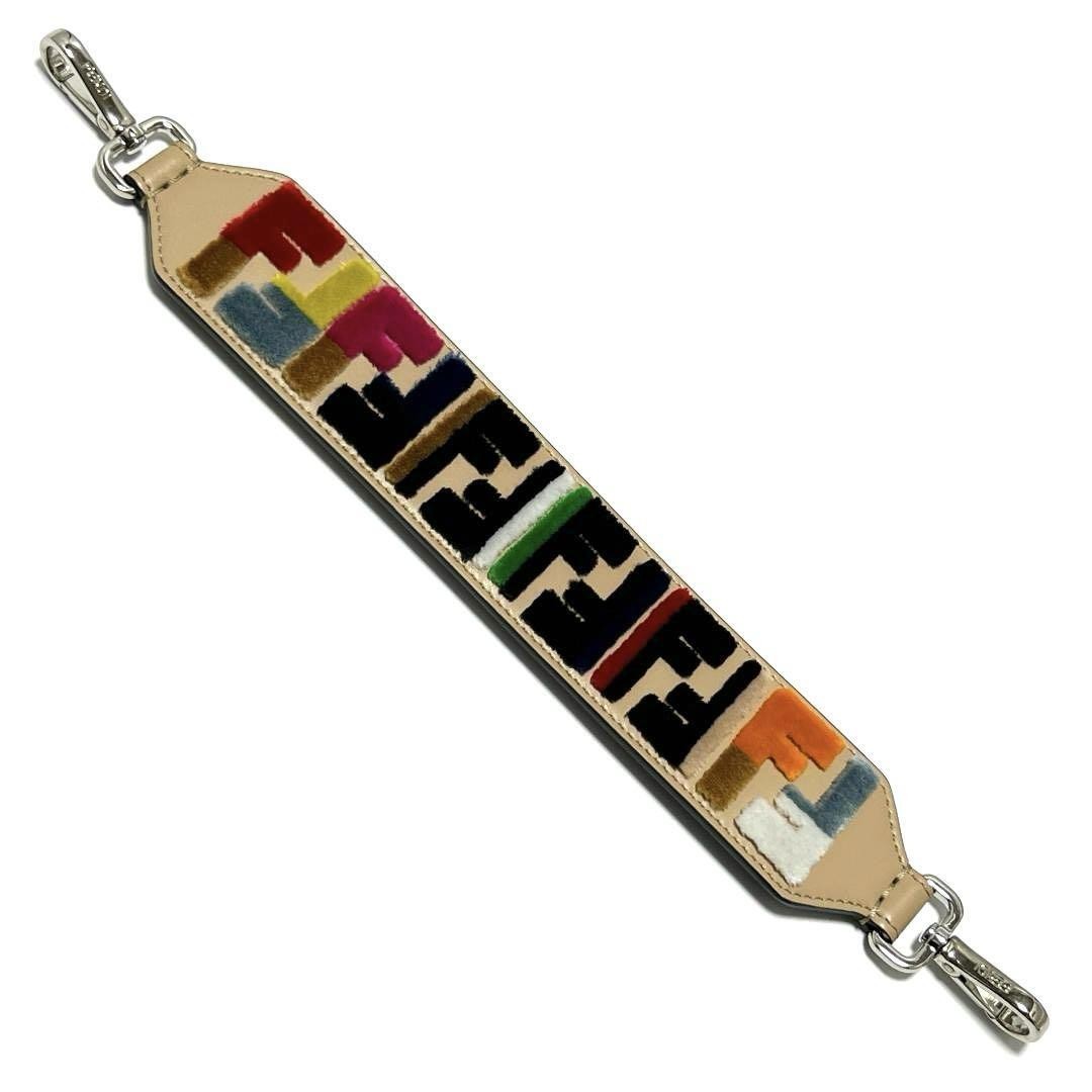 RARE FENDI Zucca Strap You Mini Handbag Women Excellent Condition