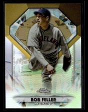2022 Topps Chrome Update #DGC-59 Bob Feller Diamond Greats Die Cuts card