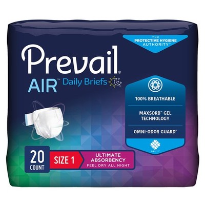 Prevail  Per-Fit  Adult Briefs Maximum Plus Absorbency, Medium