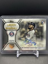 2019 Topps Update Legacy of Baseball 150th Anniversary LUIS ARRAEZ RC Auto /150