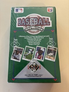 1990 UPPER DECK BASEBALL LOW SERIES FACTORY SEALED WAX BOX, GRIFFEY JR, SOSA