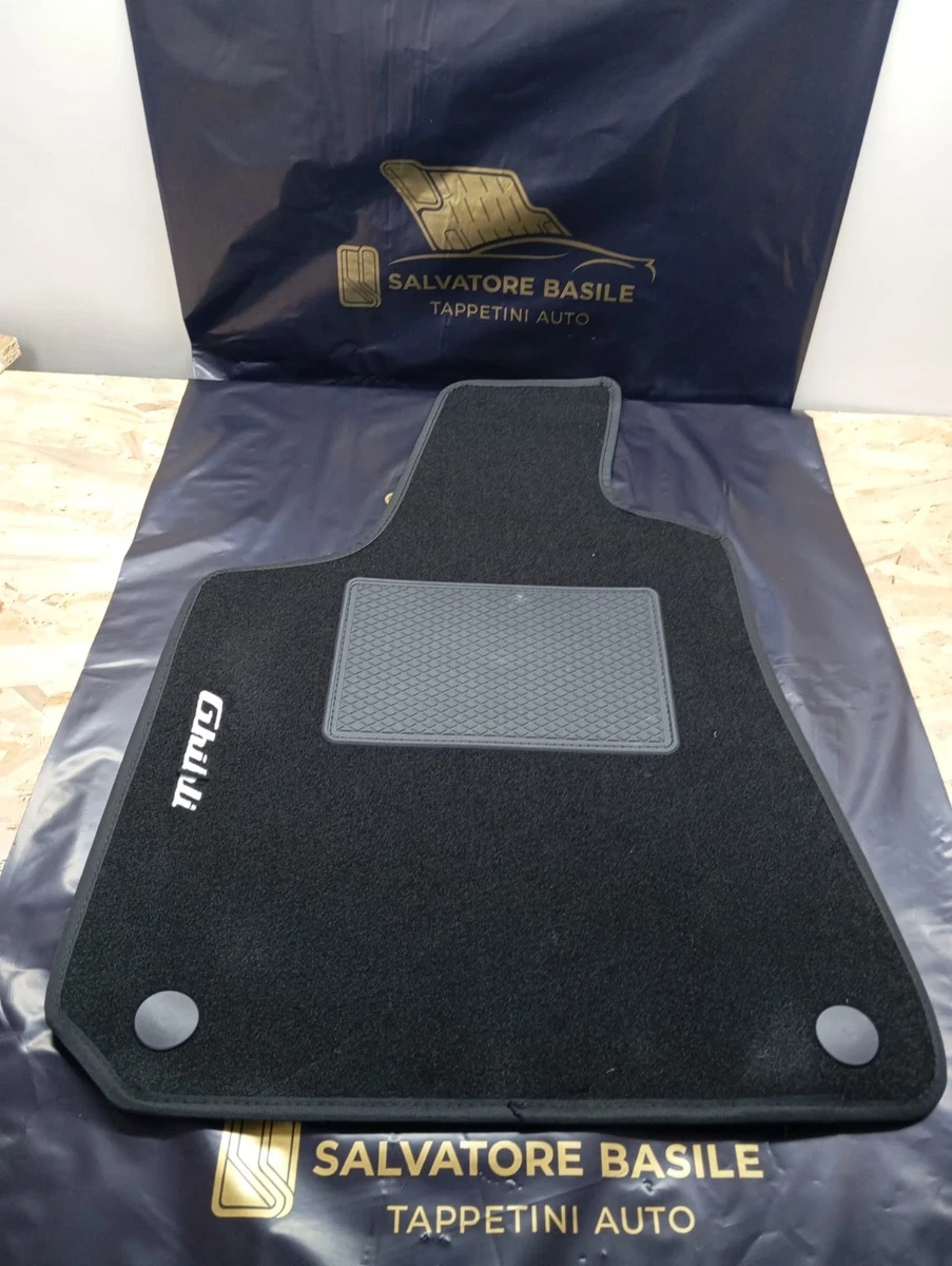 Tappetini auto Tappetini Per Auto Personalizzati Per Maserati Per Accessori Auto Per Ghibli Tappeto Per Piedi tappeto tappetino auto(Tutto nero
