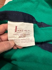 100% VIRGIN Wool Horse Cooler Blanket JACKS M...