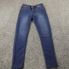 Democracy Jeans Womens 6 Blue Denim Pants Ab Technology Mid Rise Flex Stretch