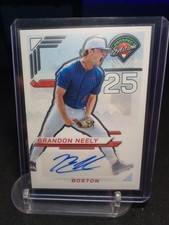 2025 Panini Prospect Edition Brandon Neely #18 Prizm Auto Red Sox
