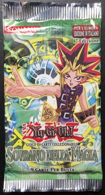 Yu Gi Oh Soverrano Della Magia Beutel 1. Erstausgabe Italienischer Umschlag Booster