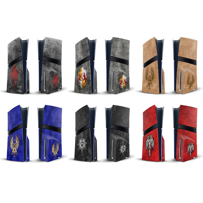OFFICIAL EA BIOWARE DRAGON AGE HERALDRY VINYL SKIN FOR PS5 PRO DISC CONSOLE
